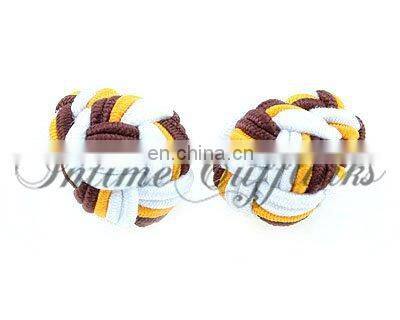 silk knot cufflinks