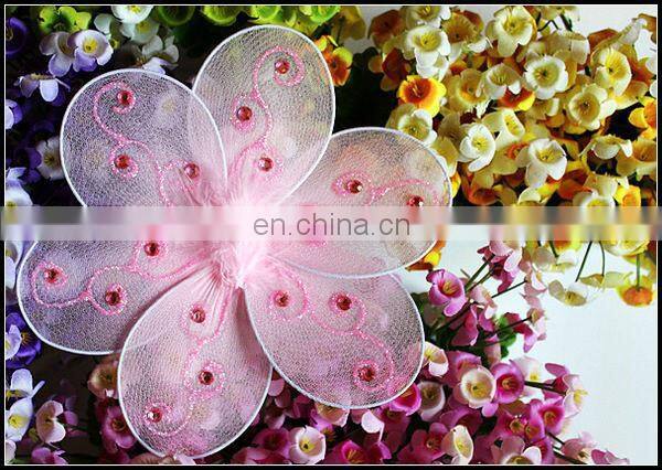 Glitter artificial cheap silk flower