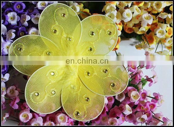 Glitter artificial cheap silk flower