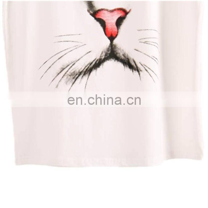 2016 Europe America Cotton 3D Printing T Shirt, Sublimation T Shirt