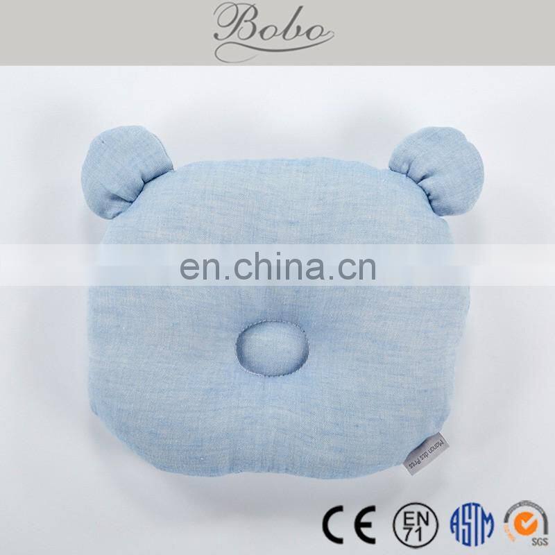 Hot Sale Soft Stuffed Head Shape Baby Pillow For Sleeping