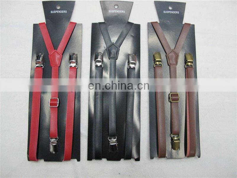 2014 2015 wholesale fashion suspenders cute leather suspenders Stylish Braces Sudpenders