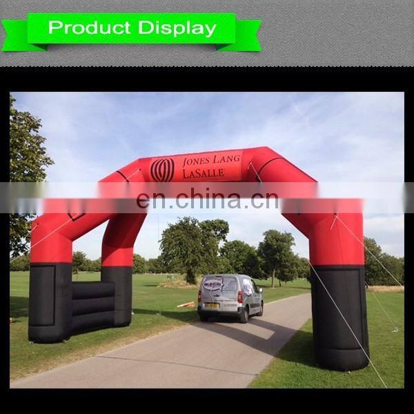 PVC tarpaulin inflatable square arch/outdoor garden design inflatable arch