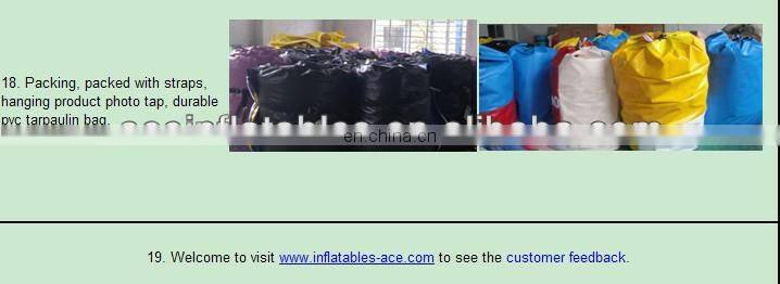 commercial multifunction inflatable bounce bed