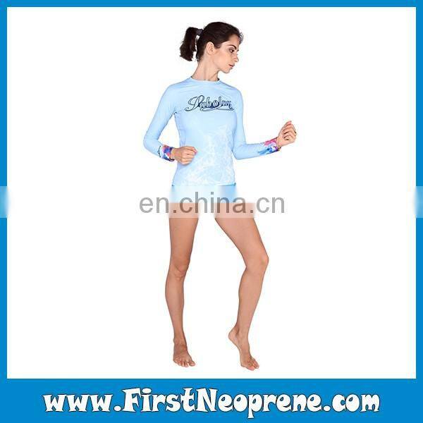 Lovely Pink Dot Online Cheap Pink Color Rash Guards