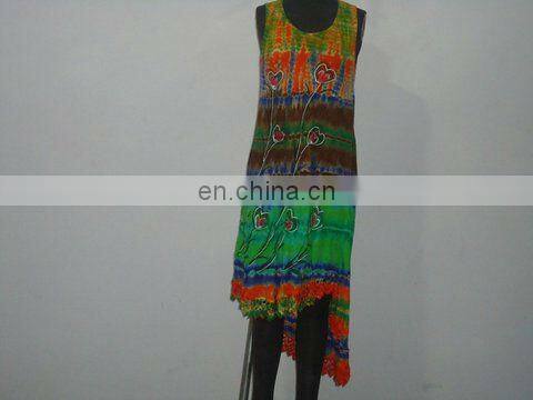 Rayon Tie Dye Dress