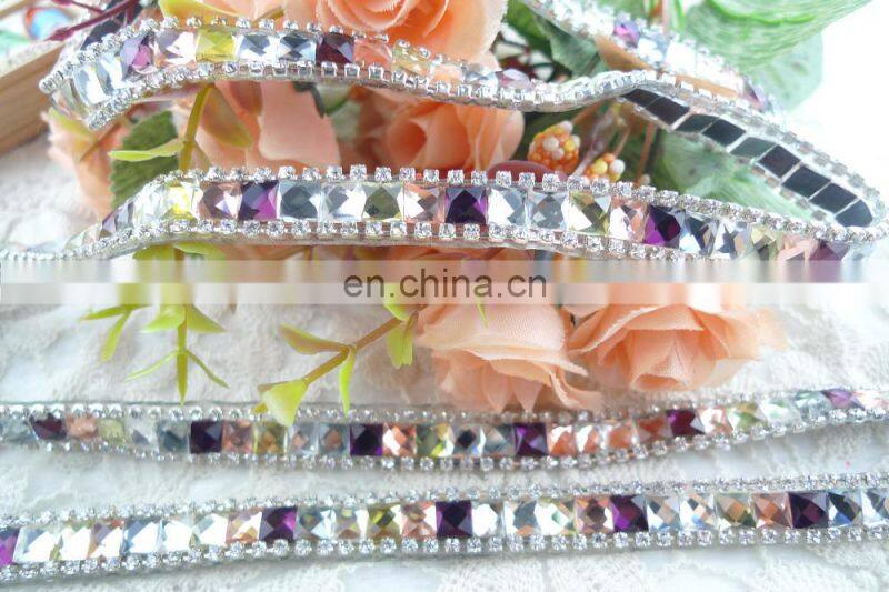 New Design Hot Fix Trim Bag Accessories,rhinestone trimming
