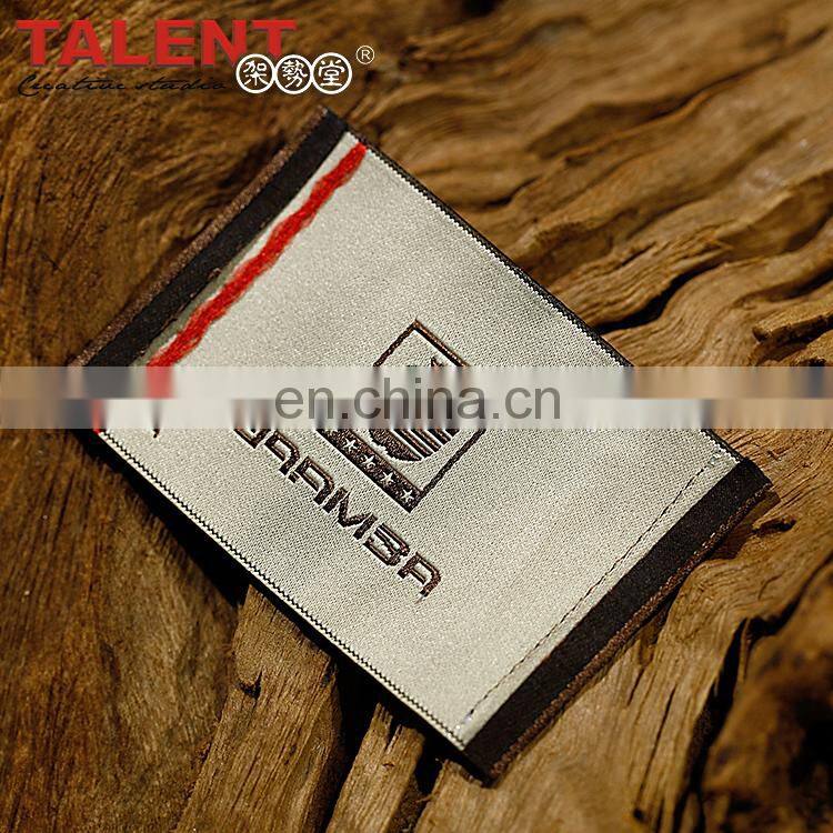 custom High density woven sewing labels with good price