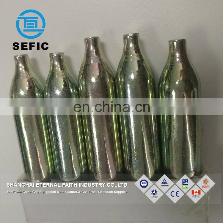 Hot Sale Factory Supply Various Customized 12g 16g N2O CO2 cartridge