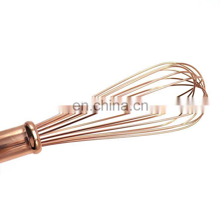 Wholesale High Quality Kitchen Tools Manual Wood Handle Silicone Egg Beater