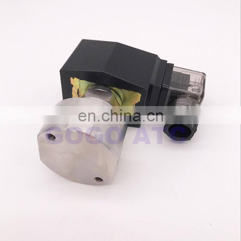 GOGO 0.5-100bar SS304 3/8 1/2 inch high pressure solenoid valve 12V DC Orifice 10mm N.C stainless steel water wash pump valve