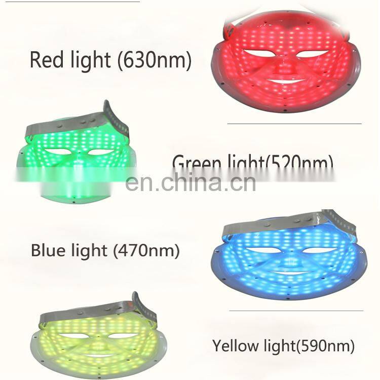 2018 Hot Home Use Portable LED Face Mask LED Facial Mask 7 Colors PDT Led Therapy Facial Mask Machine