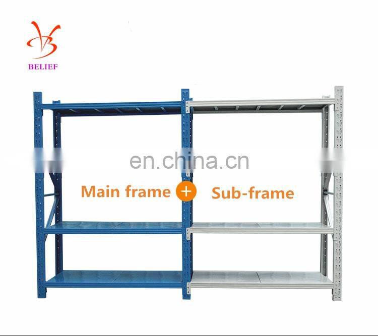 Heavy Duty Metal Shelves For Warehouse Customer Size