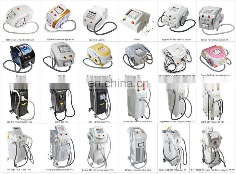 multifunctional q switched nd yag laser tattoo removal machine for beauty salon equipment