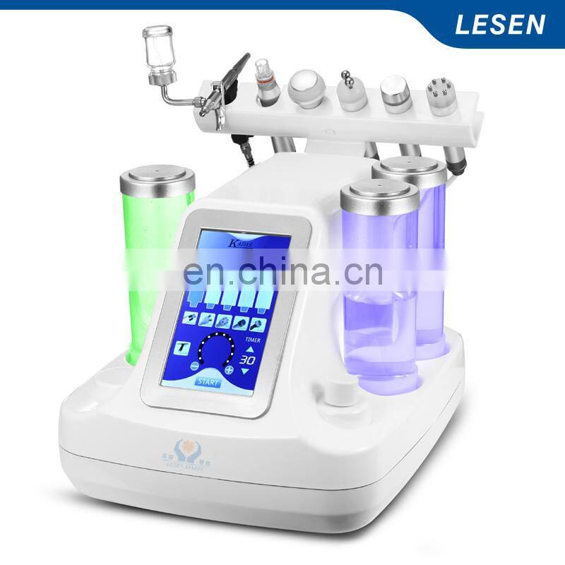 7In1 Skin Rejuvenation Rf Microdermabrasion Meso Gun Oxygen Bubble Machine