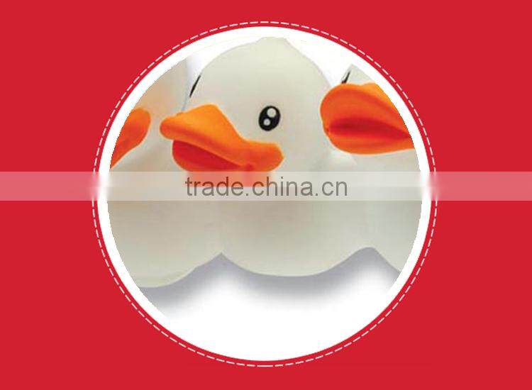 Cute unique duck shaped plastic pvc toothbrush holder for kids