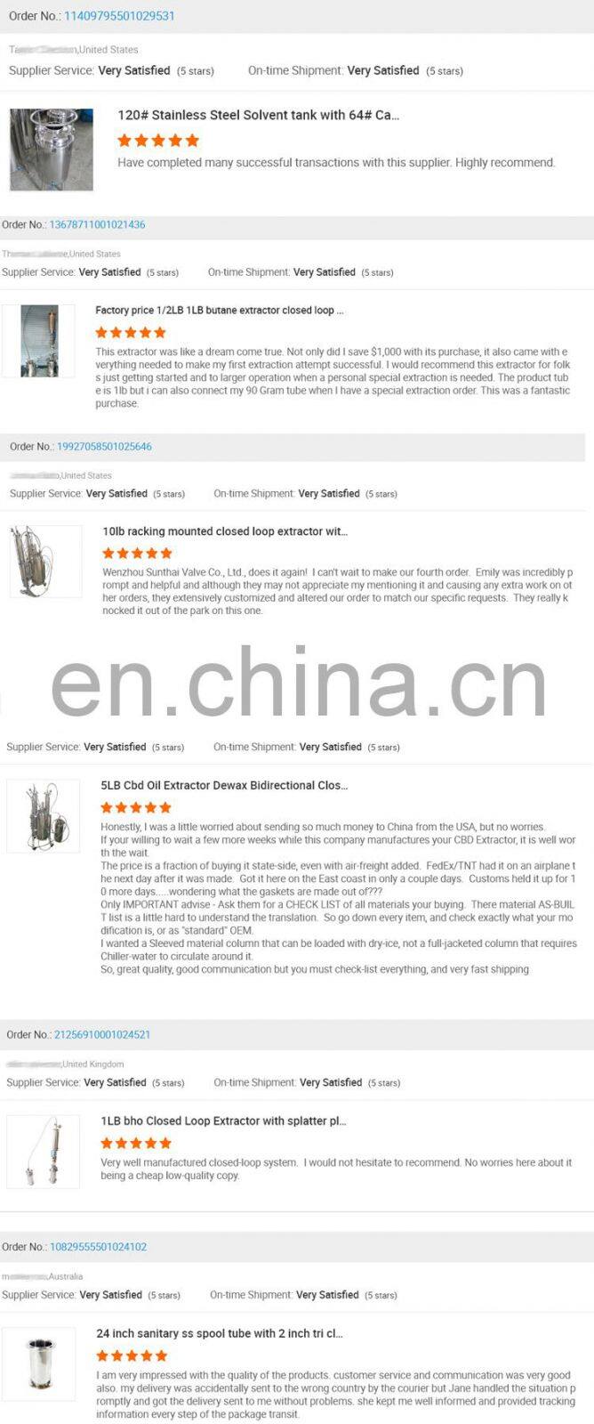 200L/hour falling film evaporator alcohol FFE of ethanol evaporation