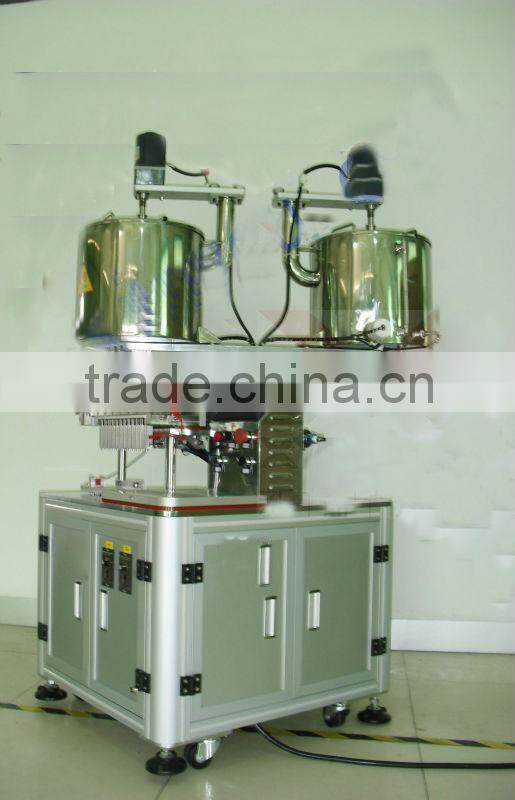 12 NOZZLE COSMETIC FILLING MACHINE (DOUBLE TANK)