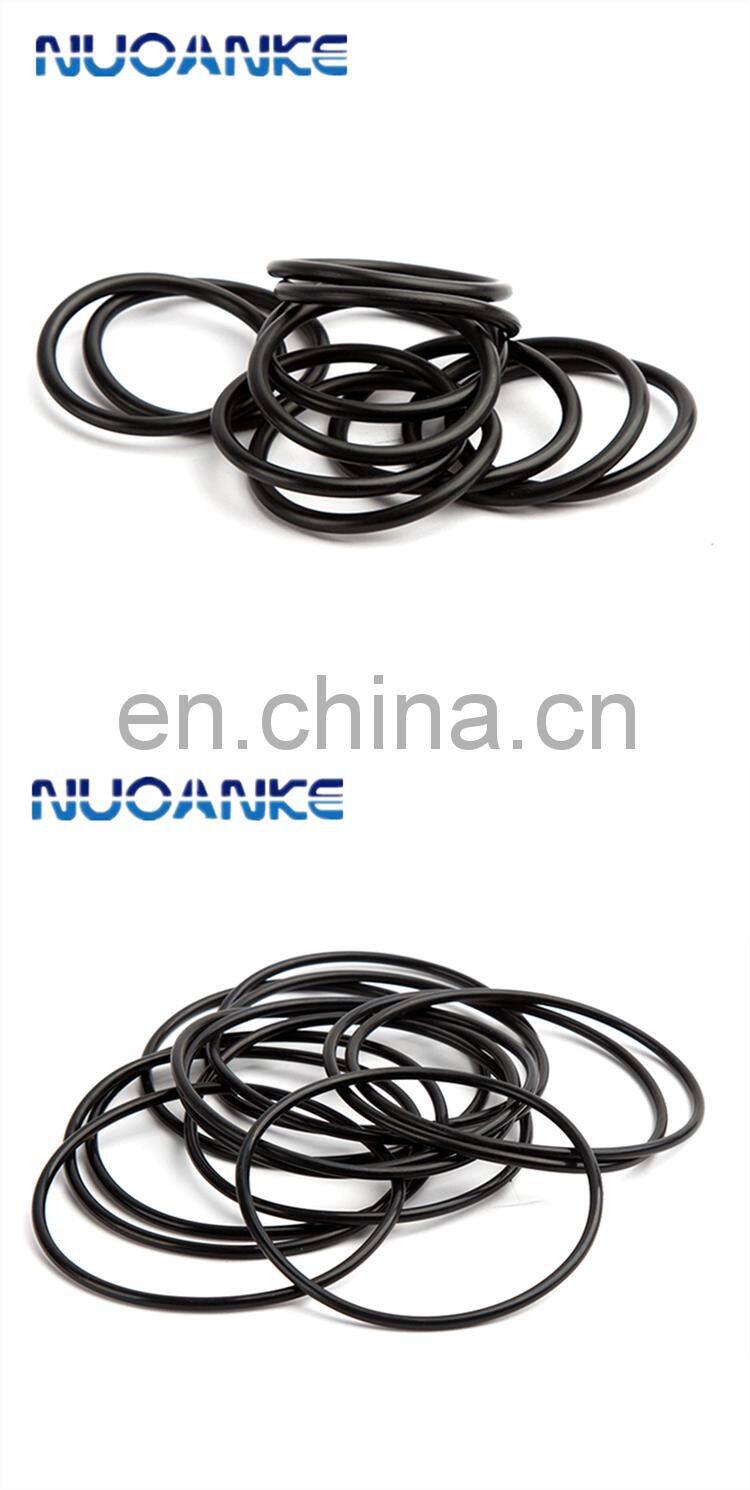 Free Samples NBR FKM Silicon Rubber O Ring Heat Resistant Black O-ring With High Quality