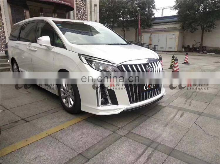 cqcv style body kit for Buick GL8  plastic front rear bumper grille