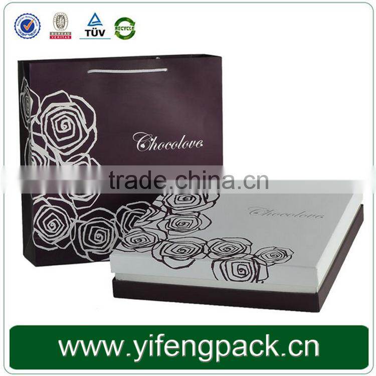 Custom Logo Sweet Chocolate Strawberry Boxes For Chocolate Packaging