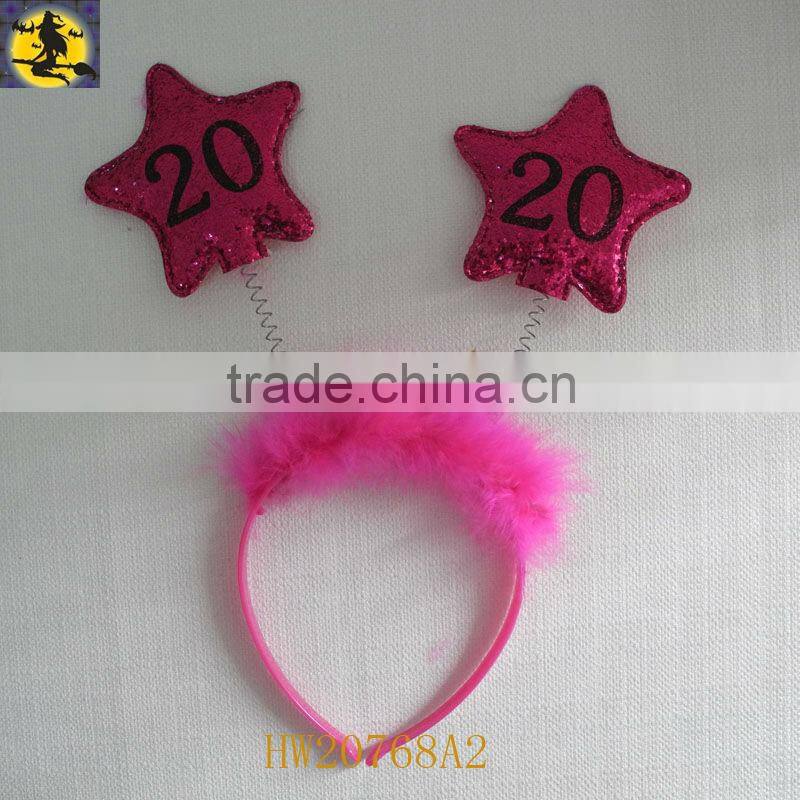 Most Welcomed Cute Star Birthday Hairband for 15th Birthday