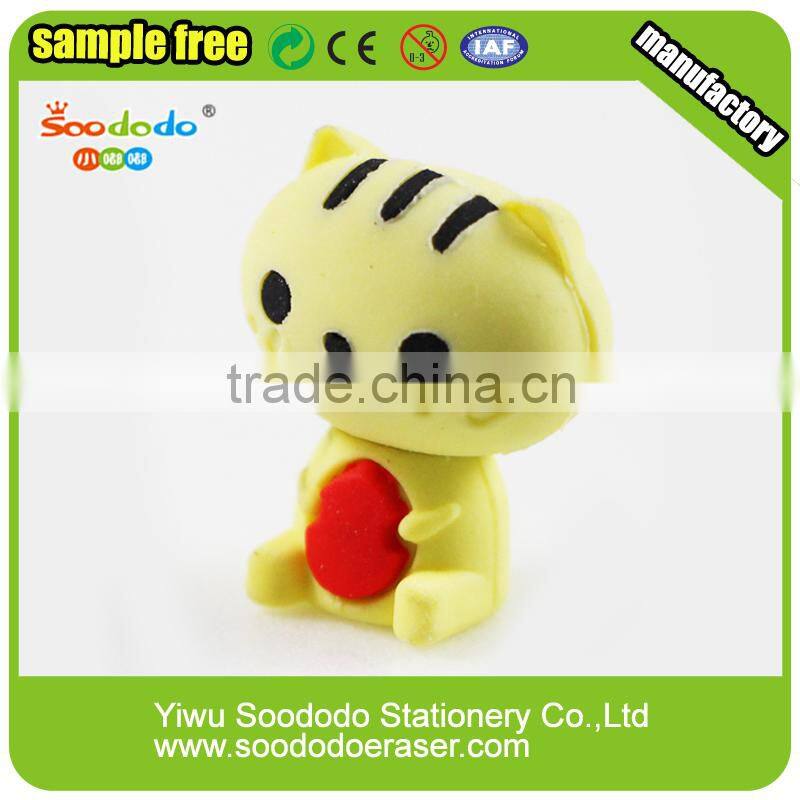 Novetly product cat soft eraser chinese stationery