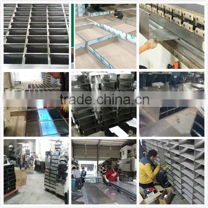 Metal house mailbox for Residential wall-mounted blue powdercoated finish waterproof outdoor used