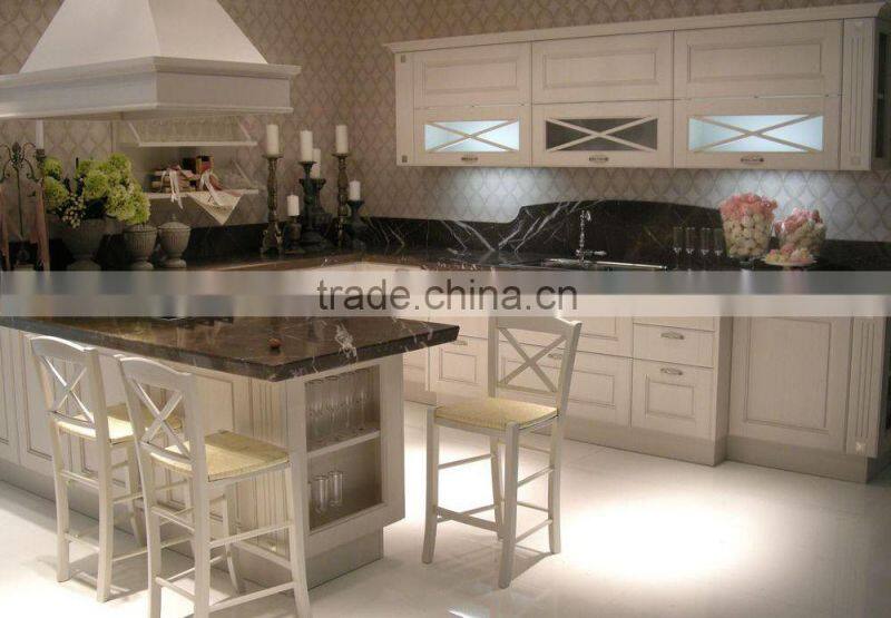 American style classic wooded kitchen cabinets from china,kitchen cabinet making machines