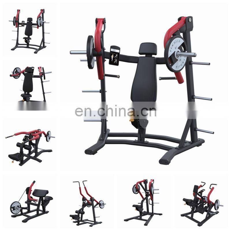 Power Multi Home Plate Loaded Machines Fitness Equipment Plate Loaded Gym Machine PL18 D.Y Row Commercial Fitness Equipment
