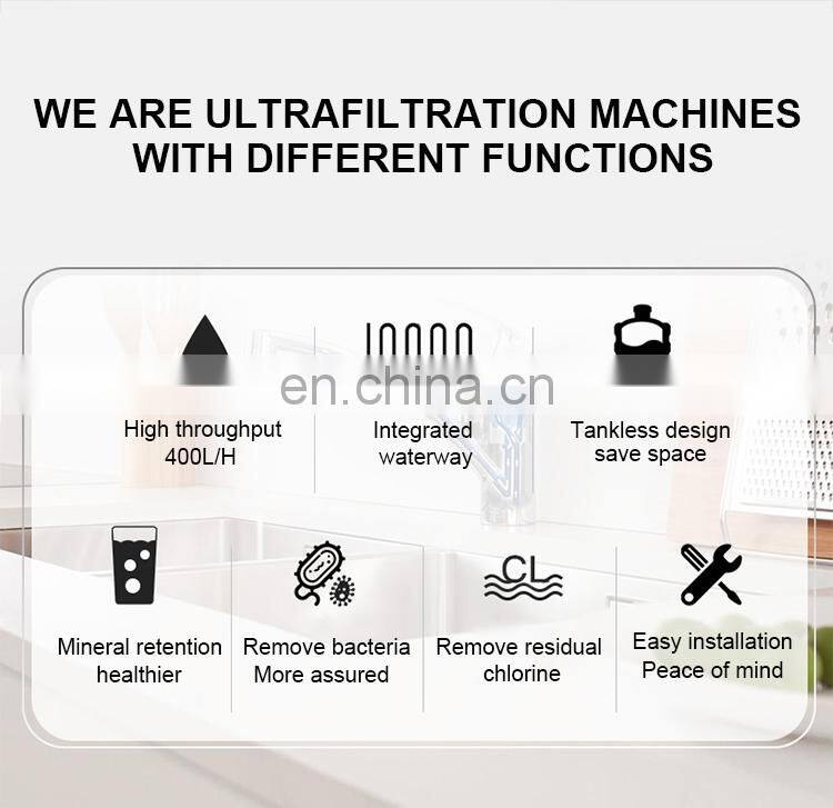 NOBANA No Electric Combine Activate Carbon And Ultrafiltration Membrane Water System Purifier