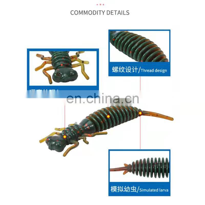 Byloo High Quality Dragonfly Insect Reptile Fishing Lure with 3 Sizes Soft Plastic Bait bulk wholesale trade online