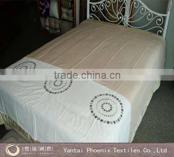 2013 newest embroidery sprei bedcover my love