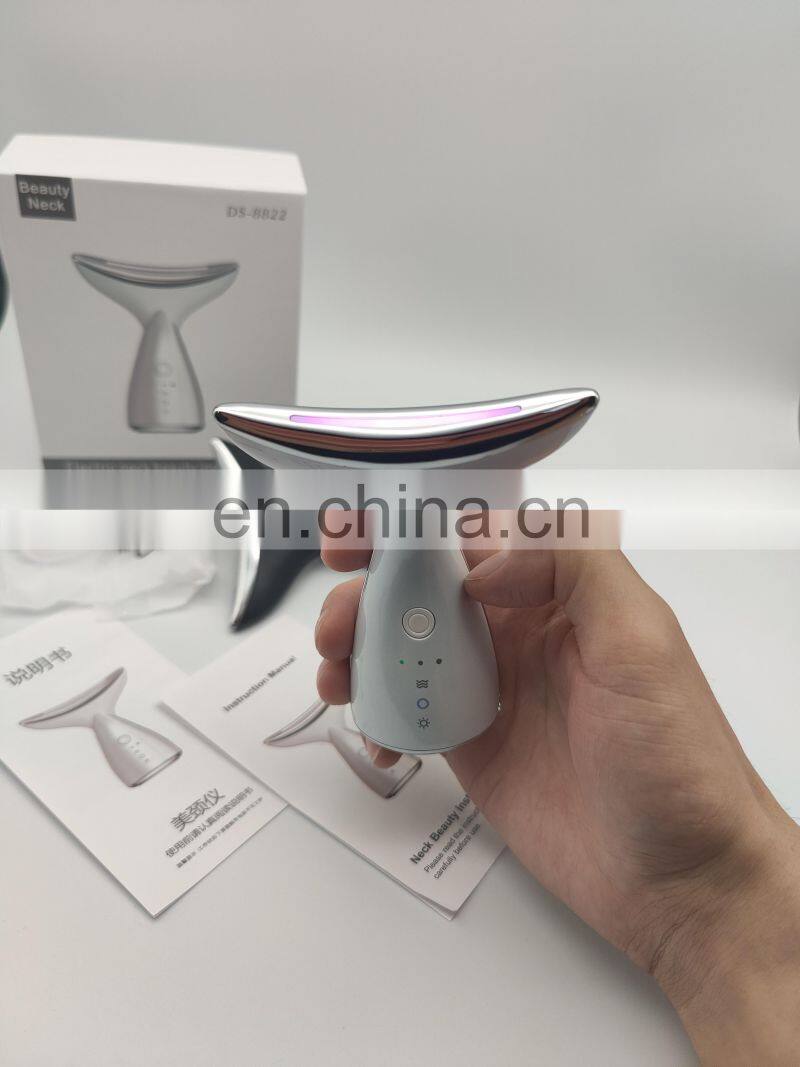 Beauty personal care products skin tightening white ems neck massage device