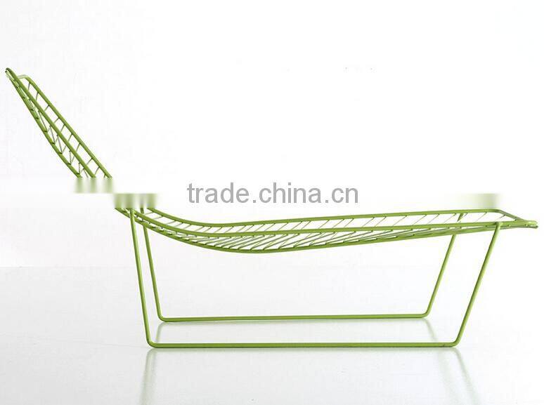 Summer outdoor furniture singel Alper leaf metal daybed