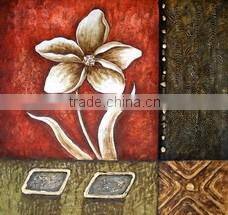 Hot selling still life decoration flower oil painting on canvas