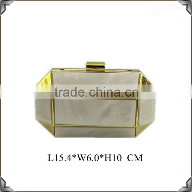 new style amber material clutch style fashion christmas evening bag