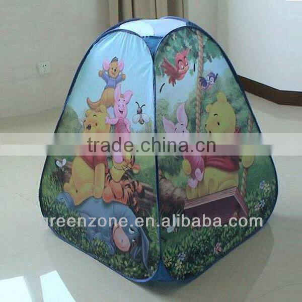 pop up kids foldable playing tent/children play tent