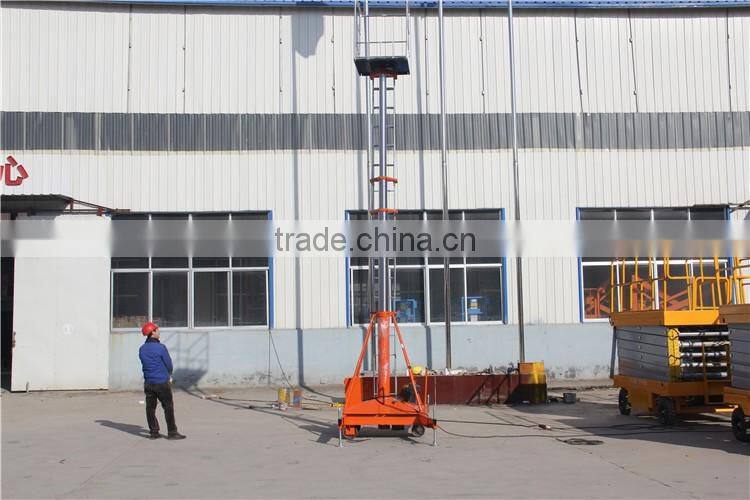 High quality hydraulic telescopic cylinder Single ladder lift platform GTTY-6A