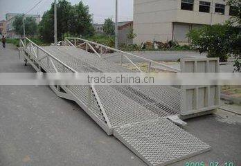 jinan jinchuan hydraulic yard ramp/hydraulic loading stair lift