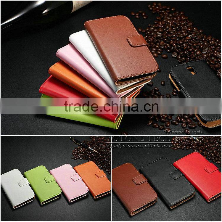 Premium leather flip cover with card slot for samsung galaxy j7 A7/ flip cover for samsung galaxy j1