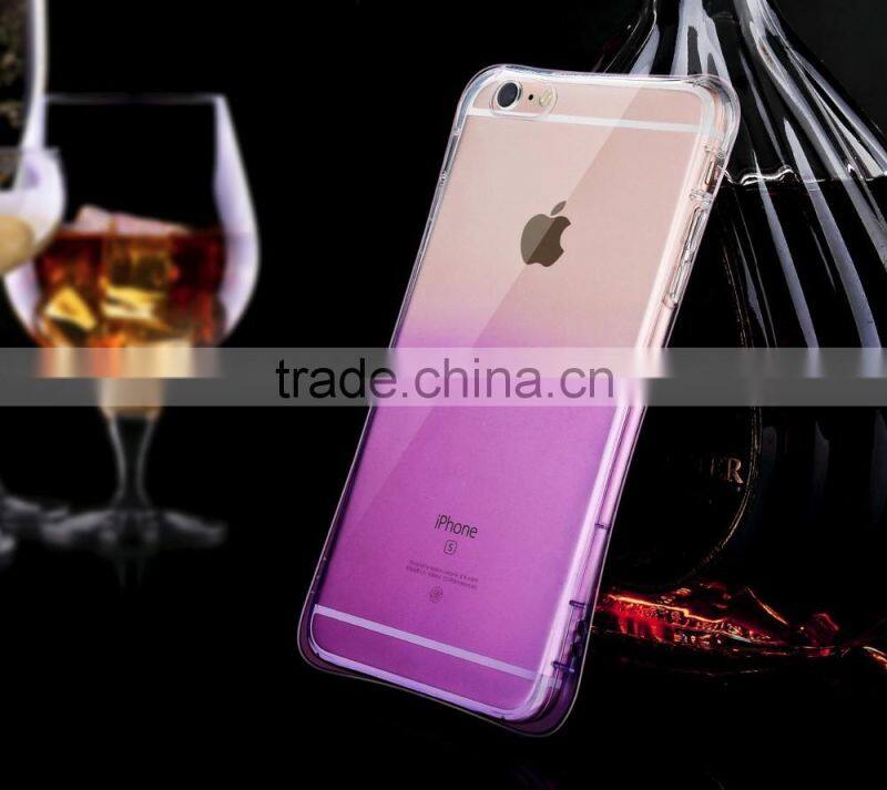 Wholesale back case for iphone 6 plus transparent tpu / 5.5 inch silicon PC TPU Case /bulk cheap Mobile PC Case