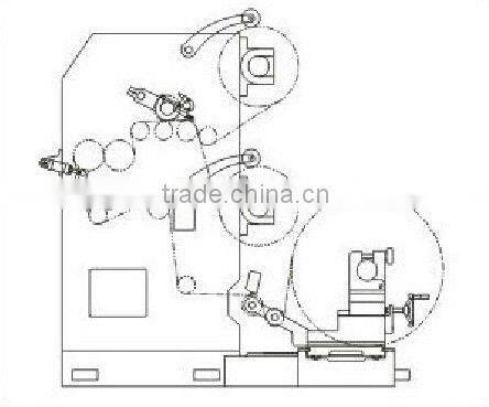 HFT-1300 non woven slitting machine