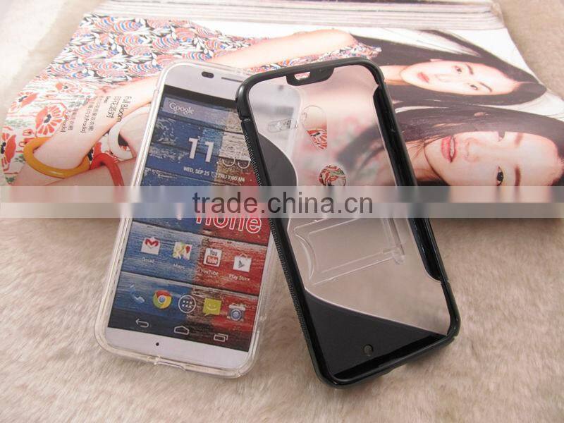 S line TPU PC cell phone case for moto XT1055