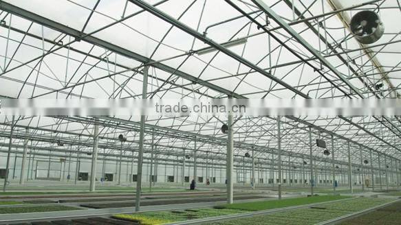 multi-span galvanized Aquarium Plant Greenhouse