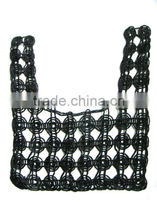 Fashion embroidery polyester women neck collar