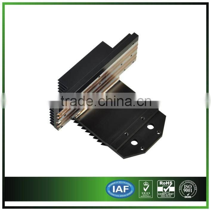 communication server equipment zipper fin heat sink