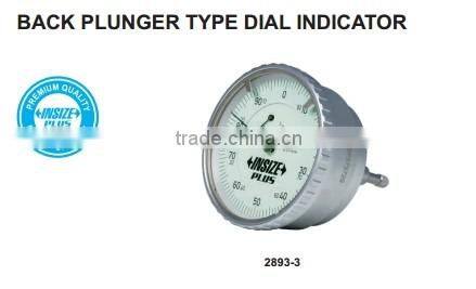 INSIZE 2893-3 Back Plunger vertical Dial Indicator