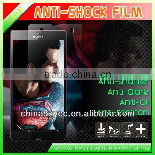PAC 4-6H Hardness New Products 2013 Shatter-proof Screen Guarder For Sony XperiaZ L36h