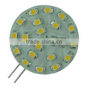 side pin 12V AC DC 3528 SMD led G4 light warm white